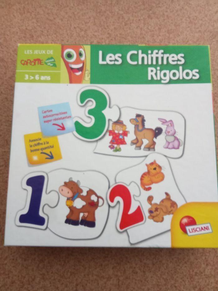 Boîte Puzzle chiffres,  boîte d'origine dès la maternelle, complet, apprentissage mathématiques, dès 3 ans, boîte d'origine - photo numéro 2