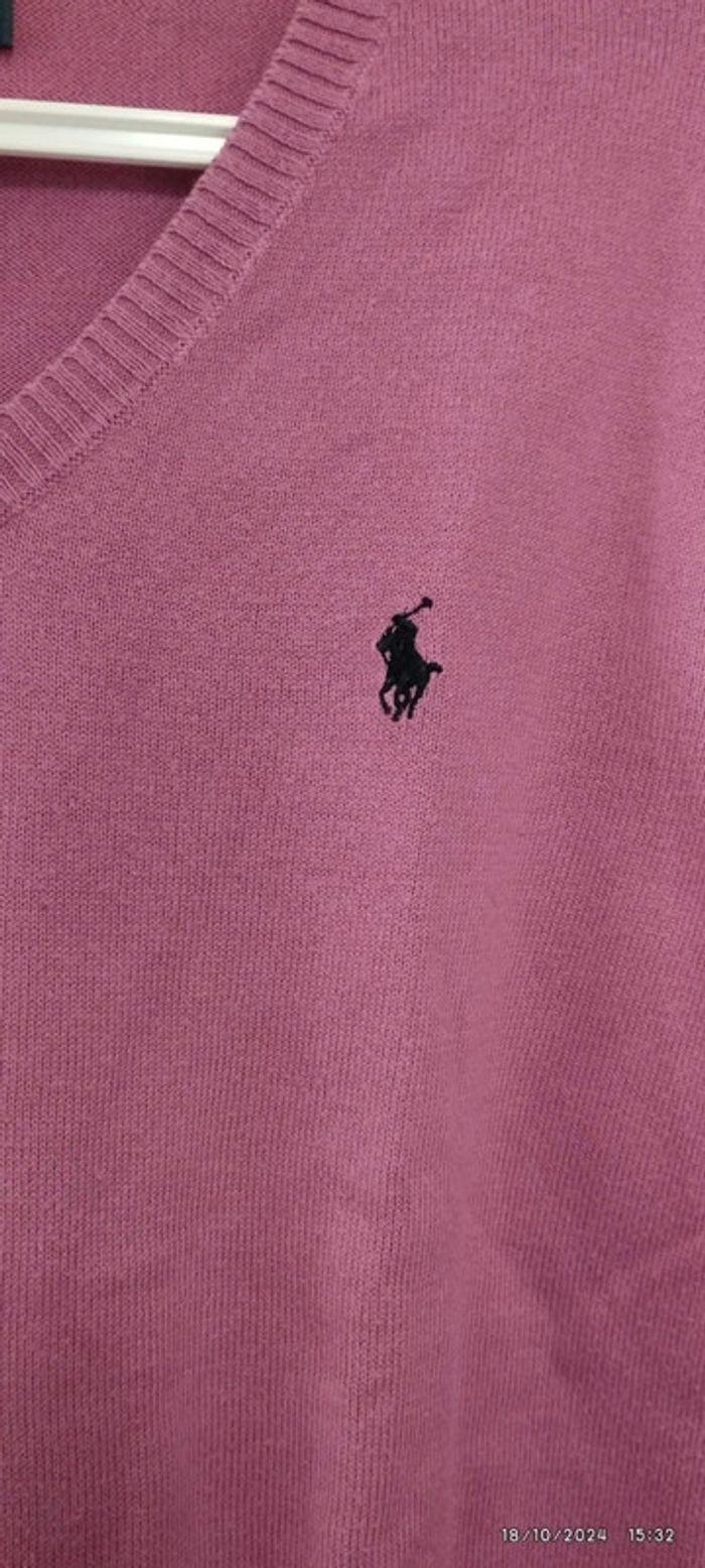 Pull polo Ralph Lauren Col V enfant garçon ou fille - photo numéro 2