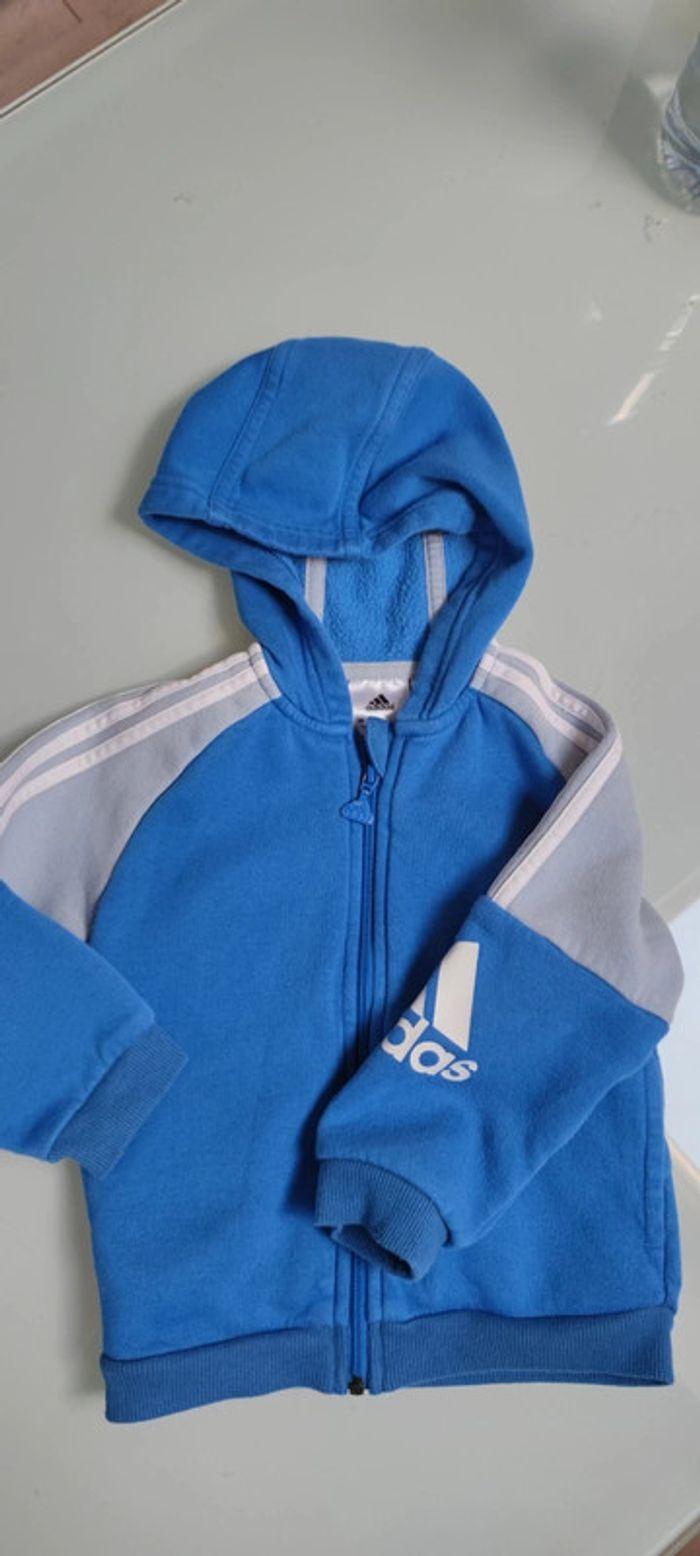 Veste de survêtement Adidas avec capuche - photo numéro 3