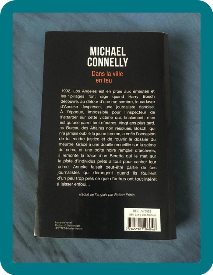 Livre de Michael Connelly Dans la ville en feu - photo numéro 2