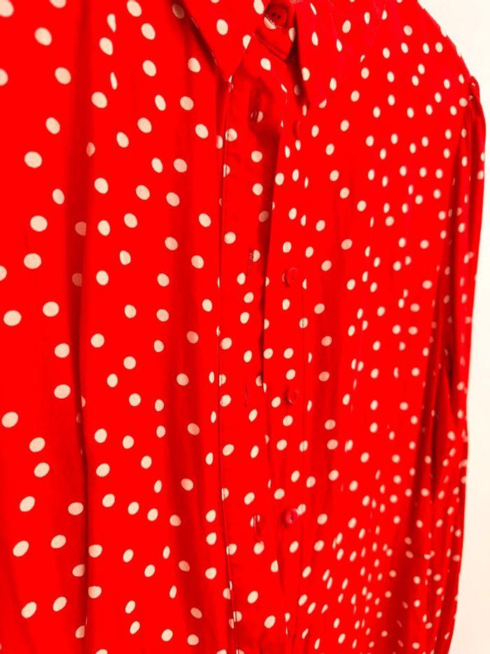 Robe à pois Rouge - Camaïeu - photo numéro 3