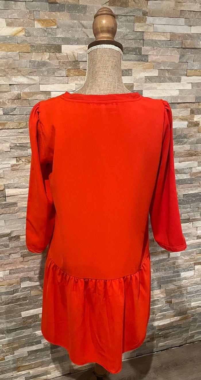 Robe rouge Promod taille 38 - photo numéro 2