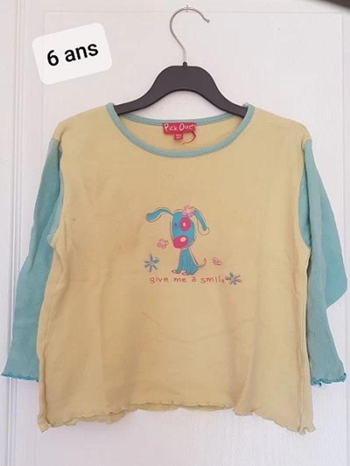 Haut de pyjama 6 ans fille