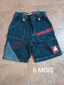 Short garçon 6 MOIS