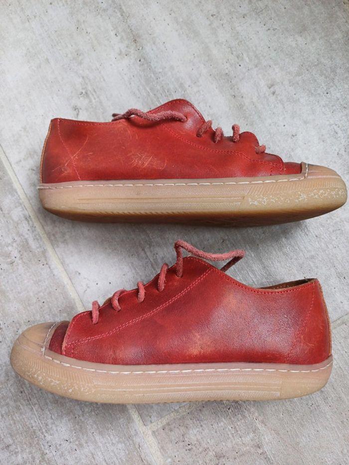 Chaussures cuir rouge 29 - photo numéro 3