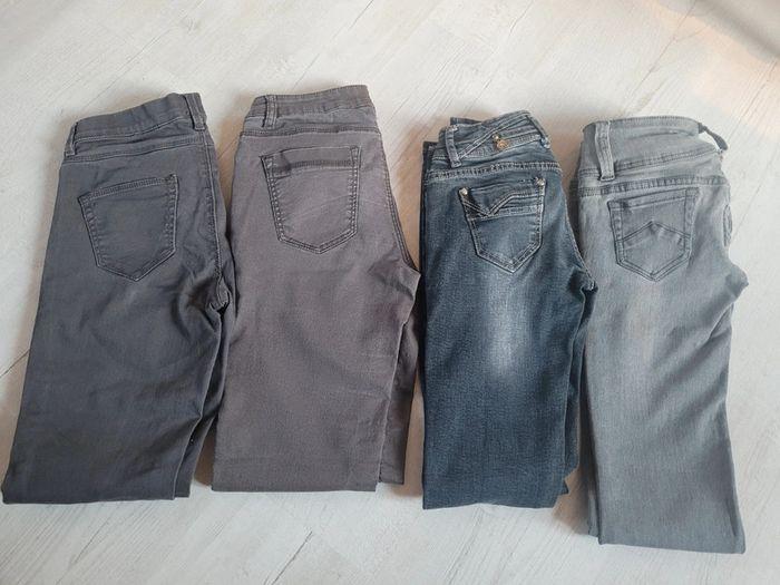 Pantalons femme le lot de 4 jeans skinny taille 36 - photo numéro 1