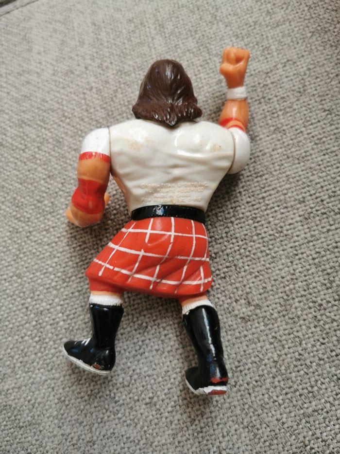 Jeu figurine catcheur WWE Catch rowdy Roddy piper  hot rod! 1991 Hasbro titan sports - photo numéro 2