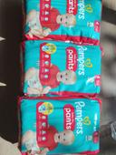 3 paquets de couches Pampers baby dry pants taille 4