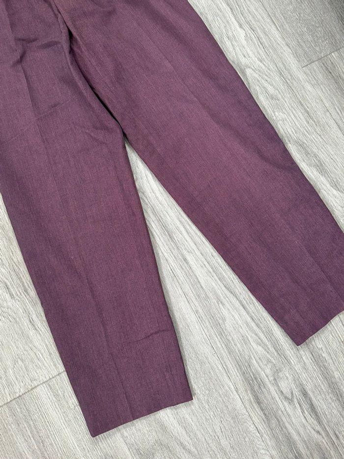 Pantalon chino violet rose Sym Vintage T32 XXS - photo numéro 4