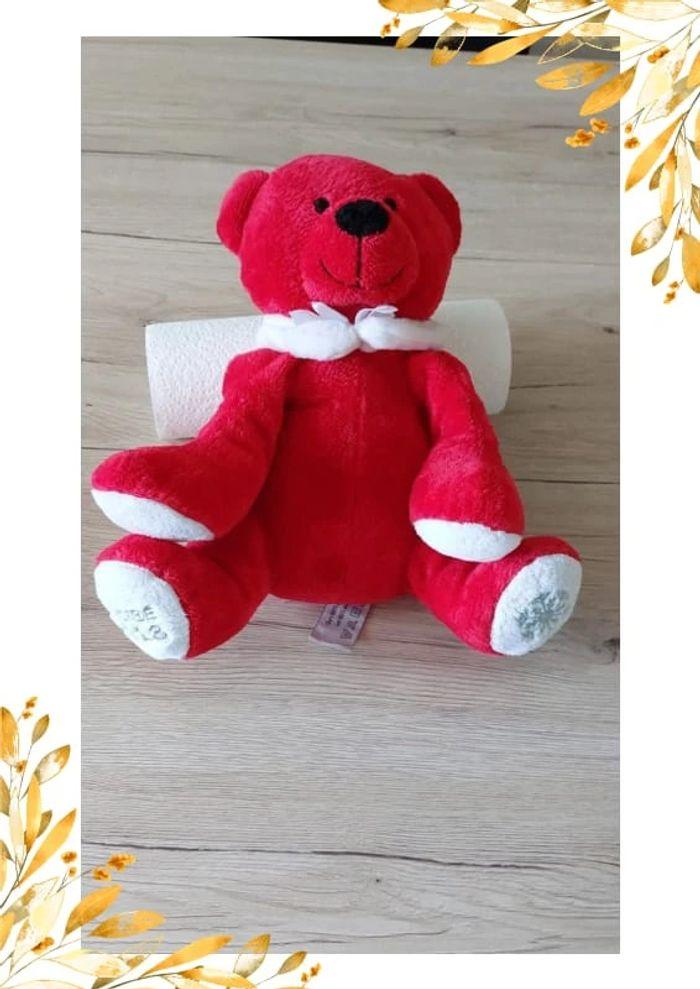 Joli petit ours en peluche 25 cm - photo numéro 1