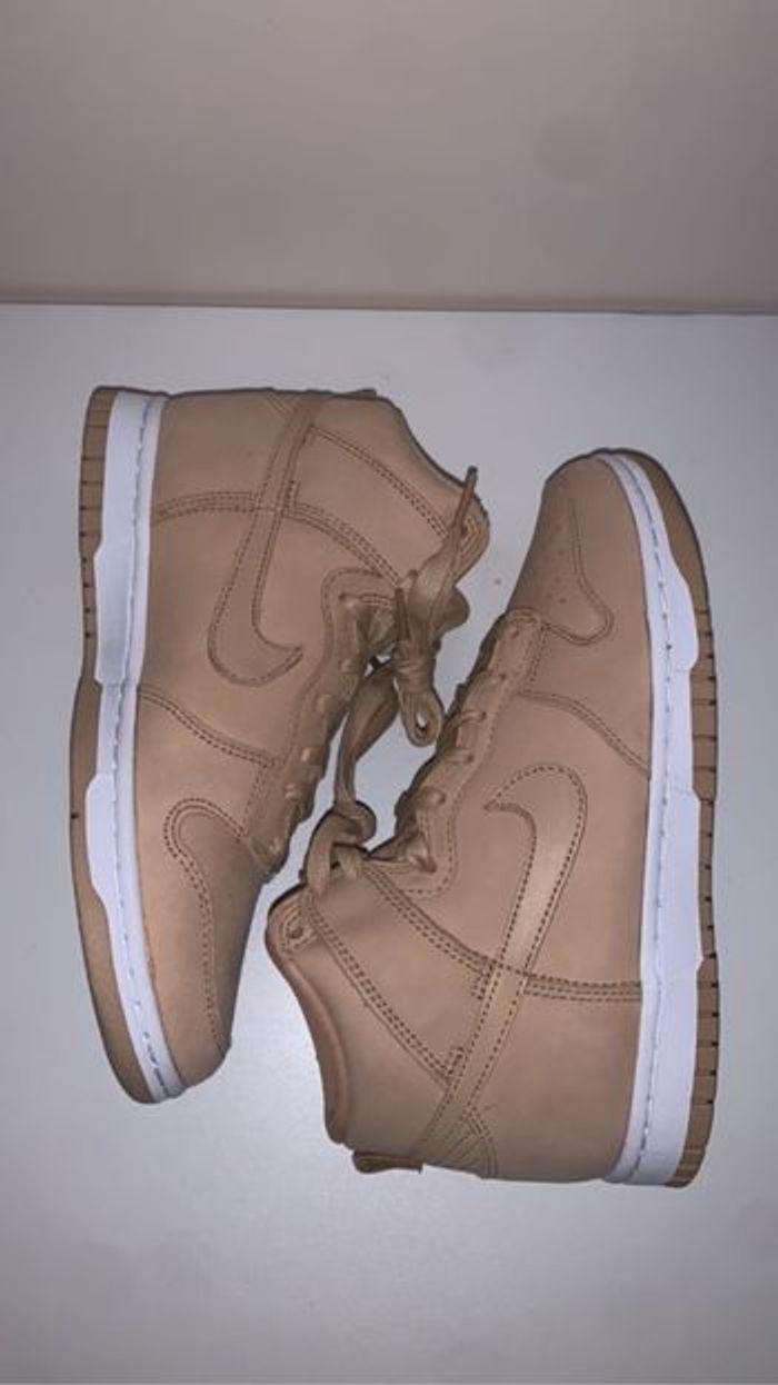 Nike dunk high PRM MR beige - photo numéro 2