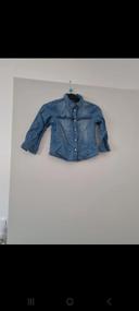 Chemise en jeans fille taille 2ans tape à l'œil