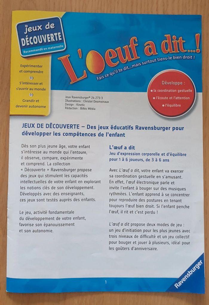 Jeu de société L'œuf a dit Ravensburger - photo numéro 7