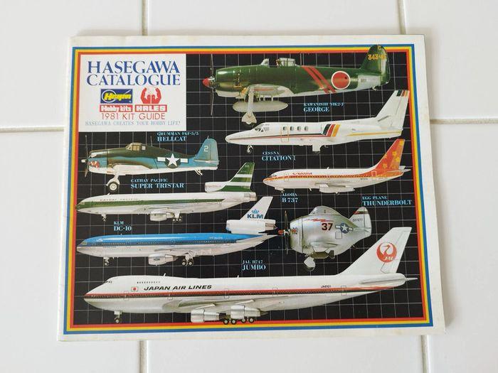 Catalogue Hasegawa Hales 81 Model Catalog Hobby kit guide 1981