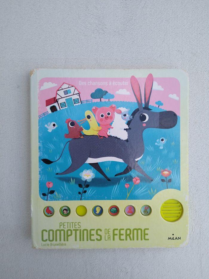 Livre Petites comptines de la ferme Milan - photo numéro 2