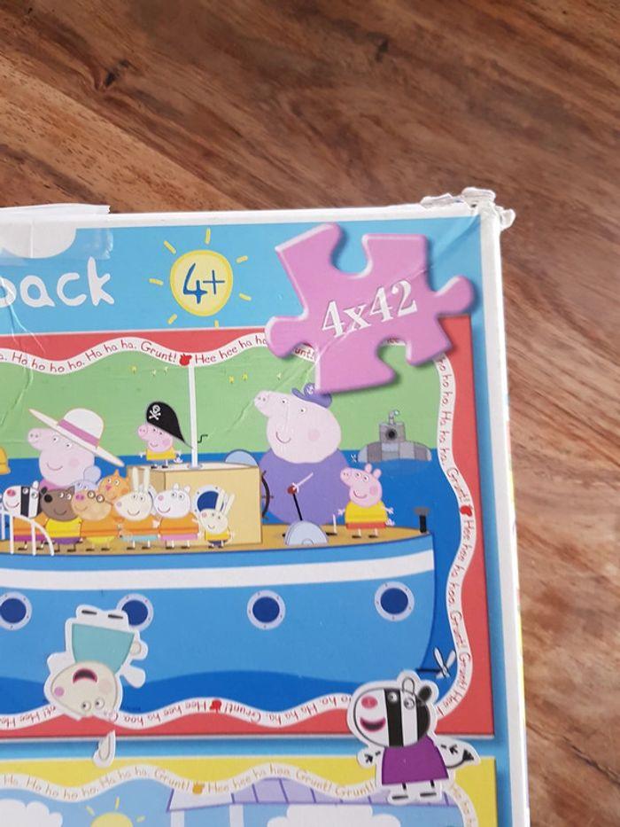 Puzzles bumper pack 4x42 peppa pig - photo numéro 2