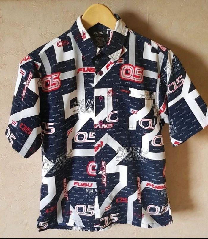 Chemise manches courtes enfant Fubu vintage US - photo numéro 3