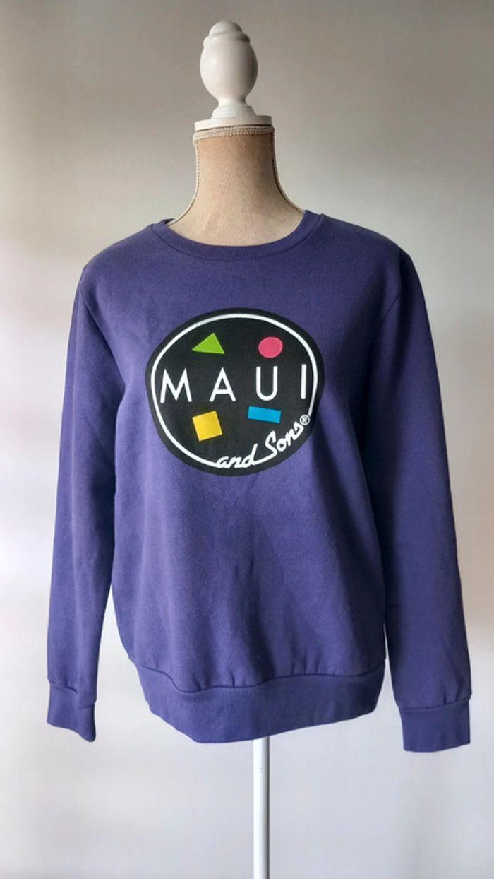 🍒Sweat violet Maui taille XL🍒 - photo numéro 1