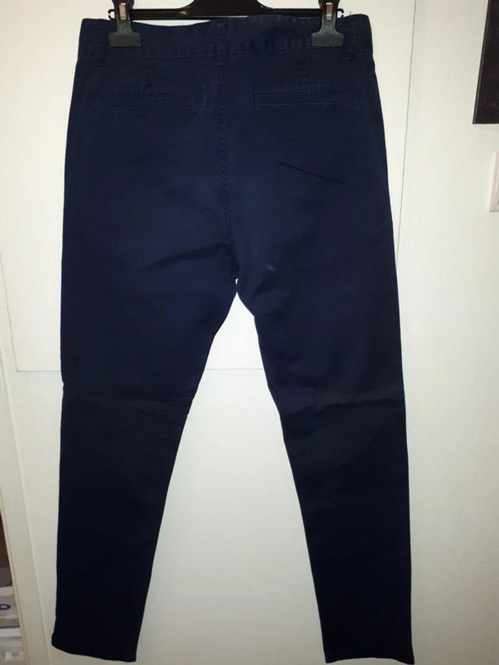 Pantalon homme 38 marine slim - photo numéro 2