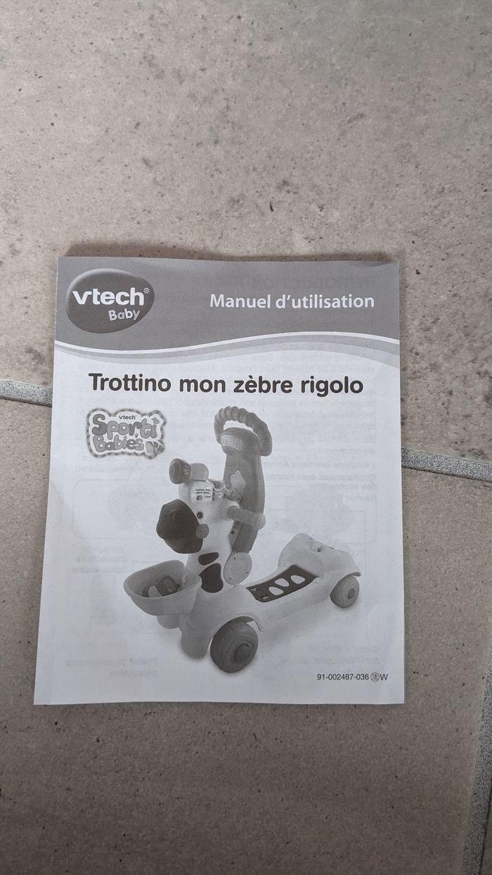 Trottino mon zèbre rigolo rose Vtech - photo numéro 4