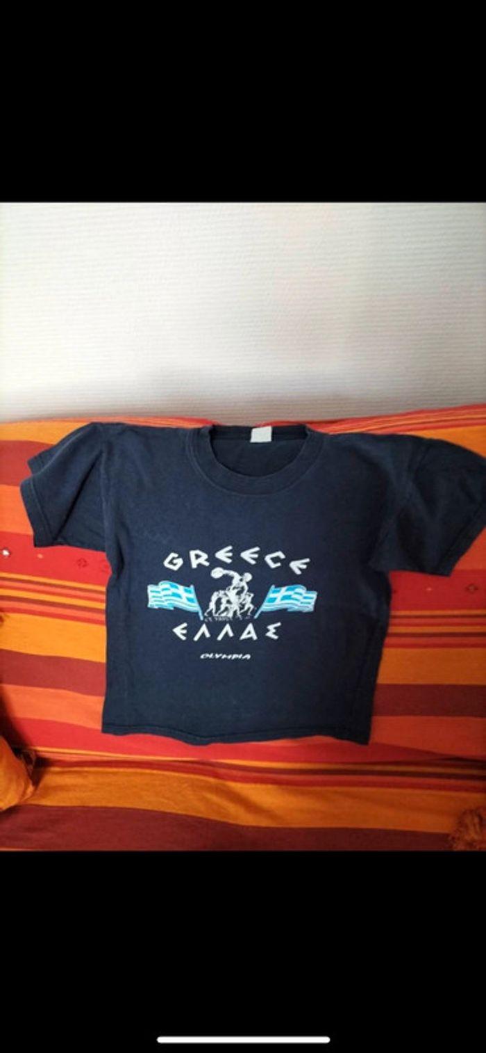 T-shirt manches courtes grece - photo numéro 1