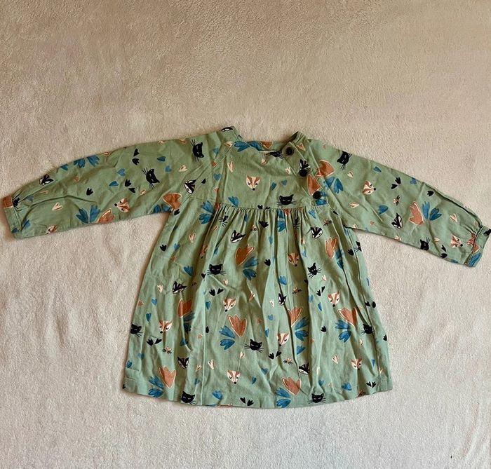 Robe « animaux » Filou & Friends bleu clair taille 18-24 mois / 86 cm - photo numéro 2