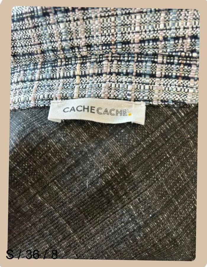 Veste sans manches grise Cache Cache taille 36 💖 - photo numéro 4