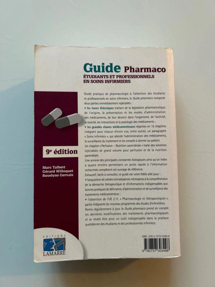 Livre : guide pharmaco pour étudiants et professionnels en soins infirmiers - photo numéro 2