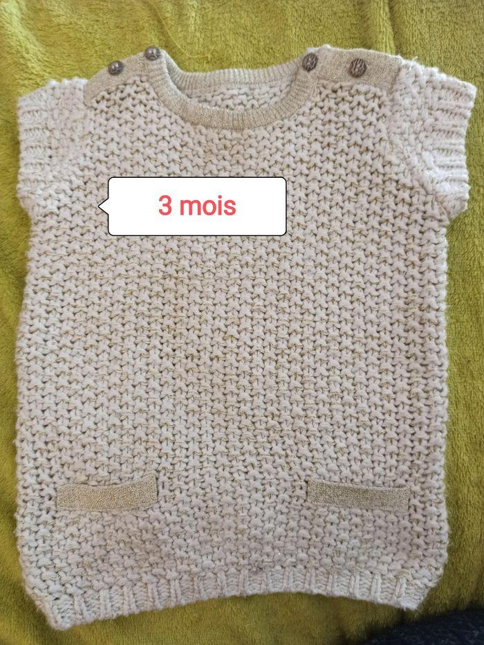 3 mois Robe bébé fille - photo numéro 1