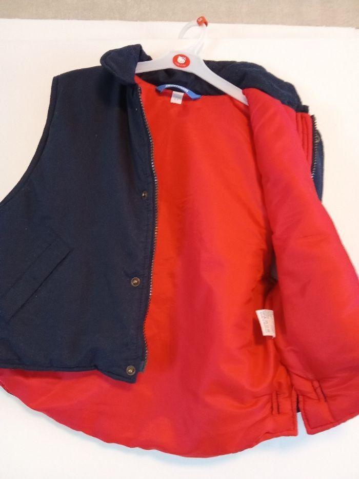 Veste sans manche équitation marine, rouge Decathlon 6 ans, sport, mixte, cheval - photo numéro 3