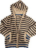 Gilet marin avec capuche et deux poches latérales H&M  4-6 ans