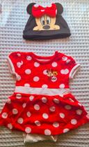 Ensemble minnie body avec bonnet 1 mois