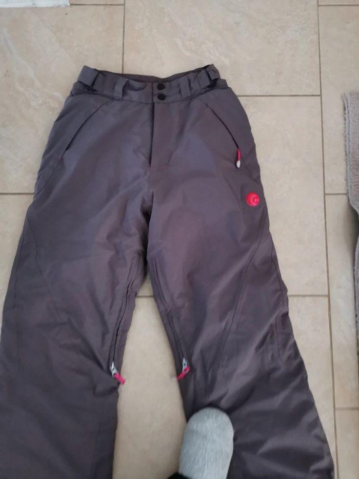 combinaison de ski pantalon taille 14 ans queshua chaude et imperméable - photo numéro 3