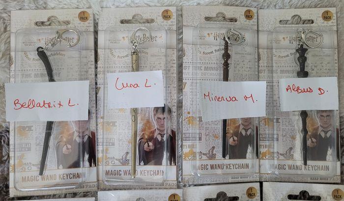 Lot 12 porte clé baguettes Harry Potter - photo numéro 2