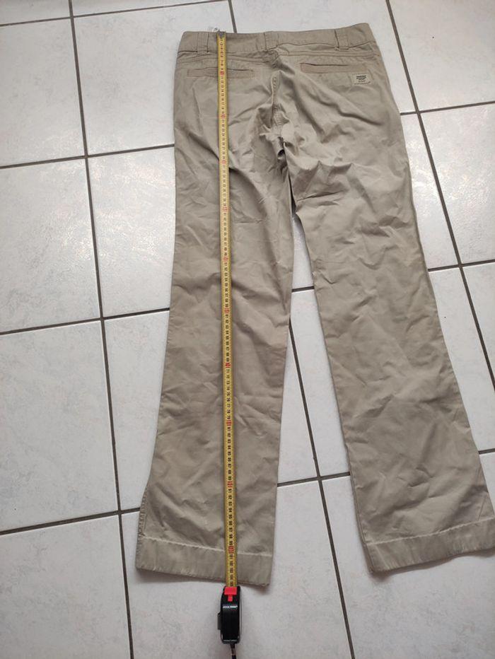 Pantalon chino beige homme Zara 38 - photo numéro 4