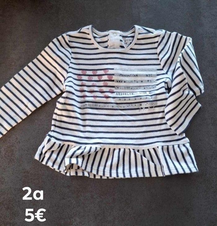 lot  de 10 vêtements ikks fille 2 ans - photo numéro 3