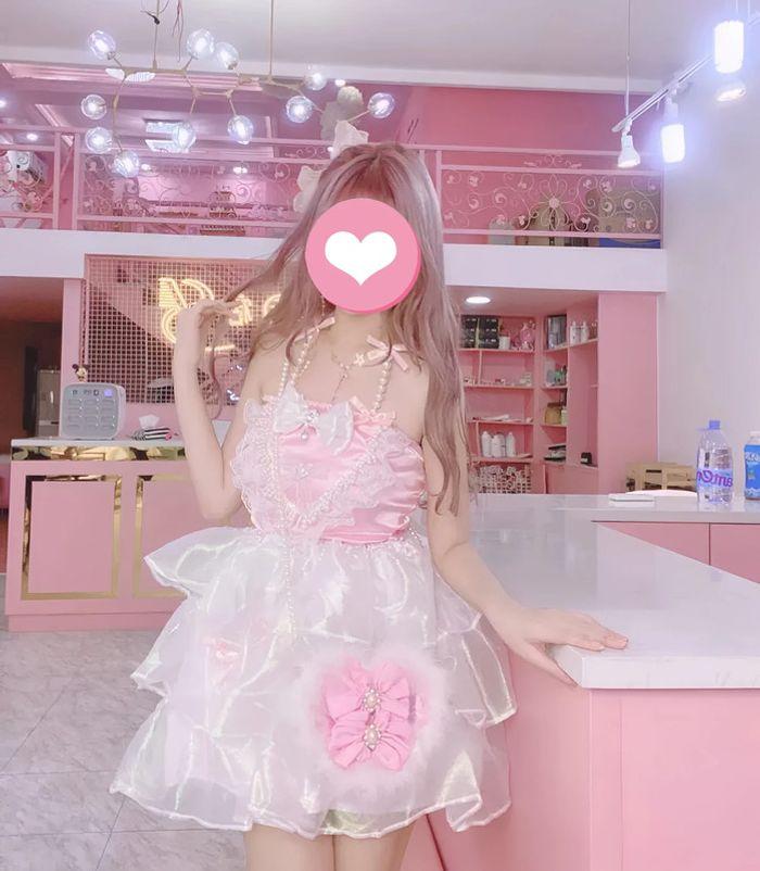 Dress Robe brilliante Pink Princess Lolita Cute Kawaii Manga Anime Cosplay Barbie - photo numéro 15