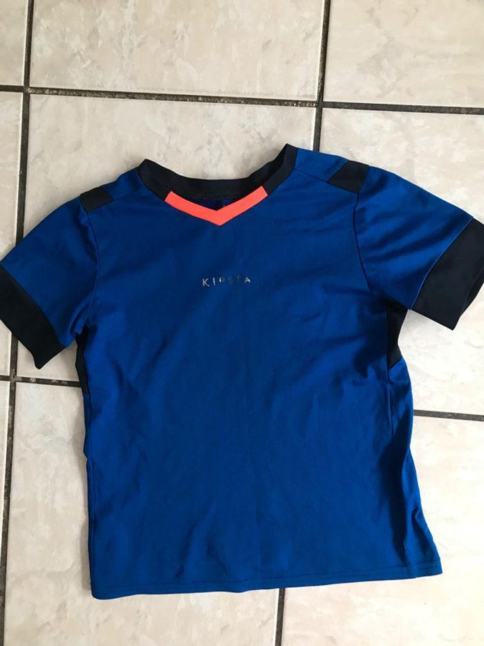 T-shirt bleu foncé sport Kipsta 6 ans - photo numéro 1