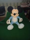 Grand Mickey peluche bleu