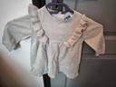 Robe fille mots d' enfants 12 mois neuve