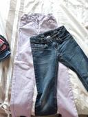 Lot de 2 pantalons taille 8