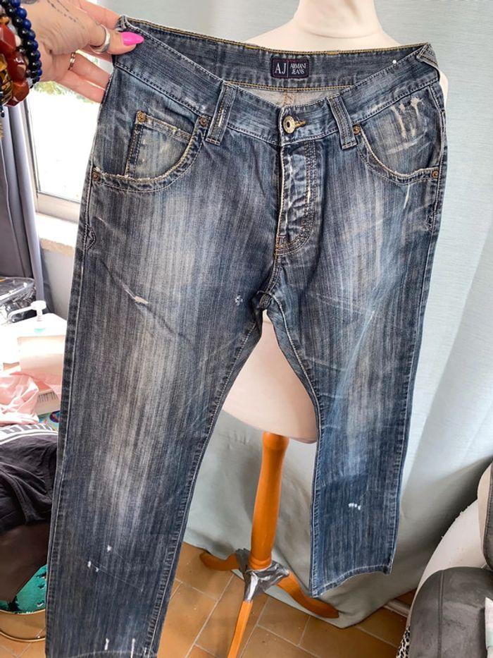 Armani jean homme bleu taille 30  soit 40 - photo numéro 1