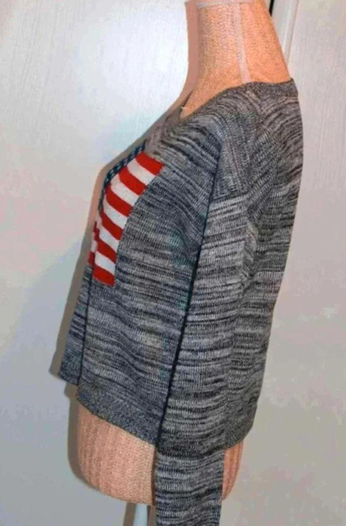 Pull  gris chiné  - Jennyfer - Taille  S - photo numéro 7