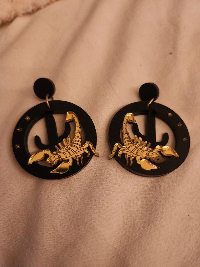 Boucles d'oreilles scorpion reverefolie