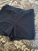 Short bleu marine Kiabi 42 tissus