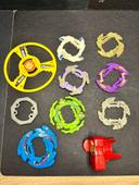 Lot accessoires pour toupies Beyblade vintage Hasbro