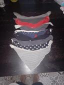 Lot de bandanas/bavoirs bebe