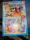 2 puzzles Mickey and the Roadster Racers