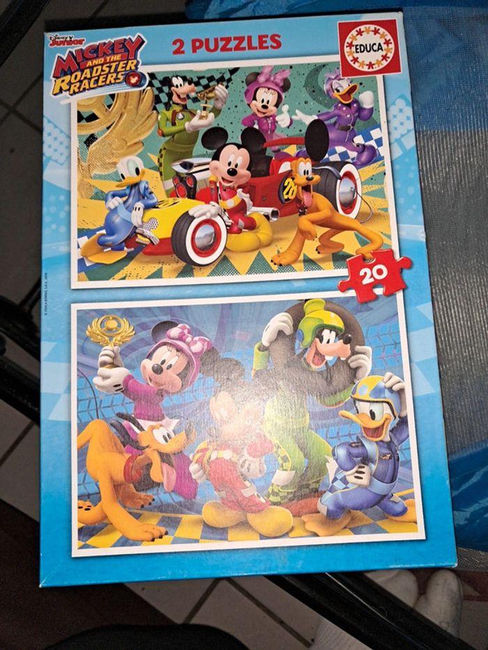 2 puzzles Mickey and the Roadster Racers - photo numéro 1