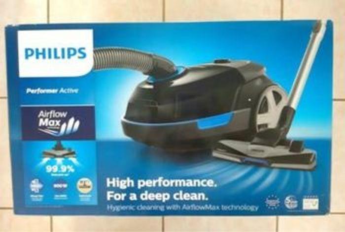 Aspirateur traineau PHILIPS 79db noir performer active Neuf dans emballage - photo numéro 1